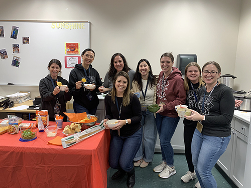 Sunshine club ladies hosting a chili cook-off